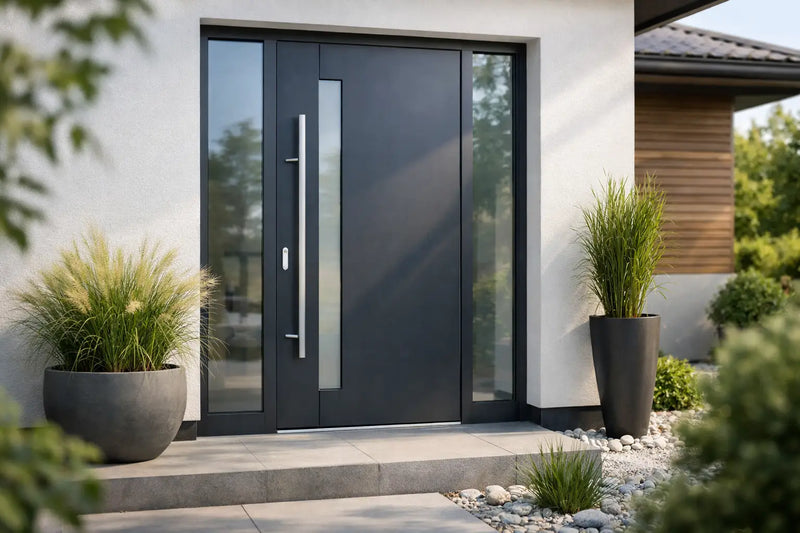 Moderne Aluminium-Haustür Inspiration