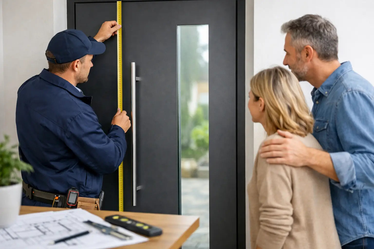 Haustür richtig ausmessen lassen und sicher planen