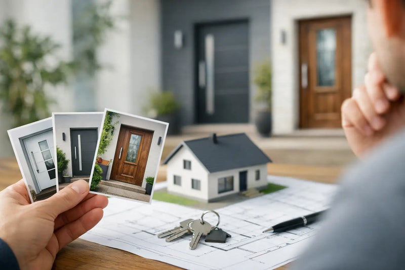 Welche Haustür für ein Einfamilienhaus passt?