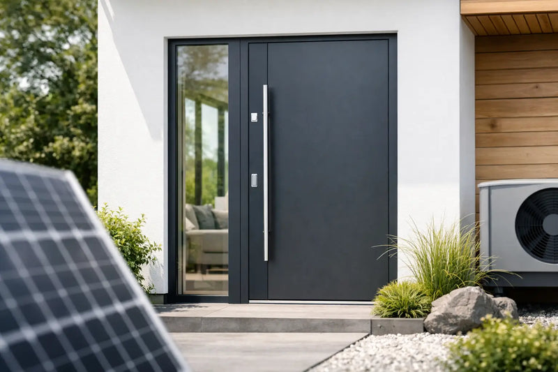 Aluminiumhaustür für Passivhaus auswählen
