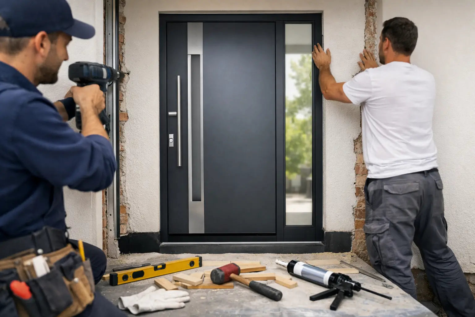 Haustür-Montage-Ablauf erklärt in 8 Schritten