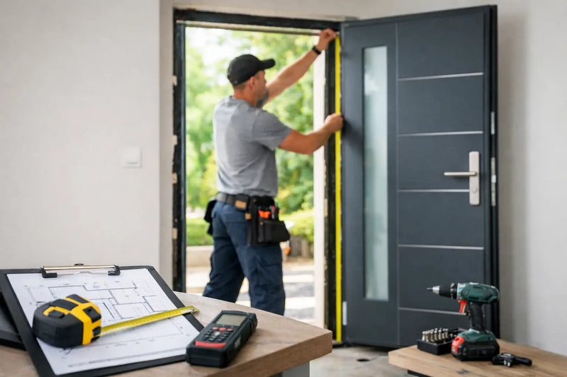 Haustür Aufmaß und Montage richtig planen